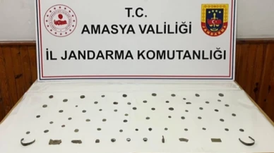Taşova’da 68 adet tarihi eser ele geçirildi