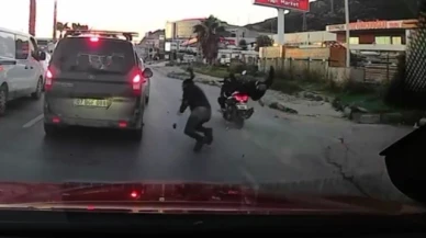 Telefonla konuşuyordu, ne olduğunu anlayamadı