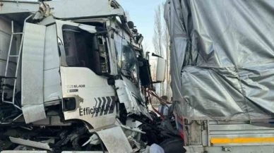 Tır, tıra arkadan çarptı: 1 ölü