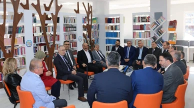Türkmen, Kütüphanenin Açılışını Gerçekleştirdi