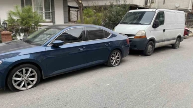 17 tane aracın lastiği kesildi