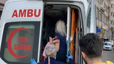 3'üncü kattan düşen bebeği tente kurtardı