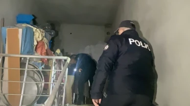 Boş binada yanıp sönen ışıklar korkuttu