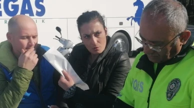 Ehliyetsiz direksiyona geçmesi kadın motosiklet sürücüsüne pahalıya patladı