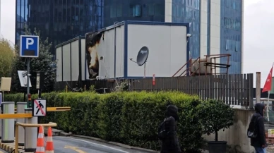 İşçilerin kaldığı konteynerde yangın