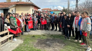 Karagöz, Köy Sakinleriyle Buluştu