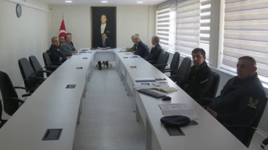 Merzifon'da Seçim Güvenliği Toplantısı Yapıldı