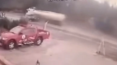Otomobil ile yakıt tankeri çarpıştı, sürücü ağır yaralandı