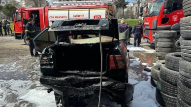 Otomobilin LPG tüpü bomba gibi patladı: 1 kişi yaralandı