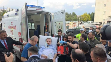 Trafik kazası geçiren BBP Genel Başkanı Mustafa Destici Tokat'a sevk edildi