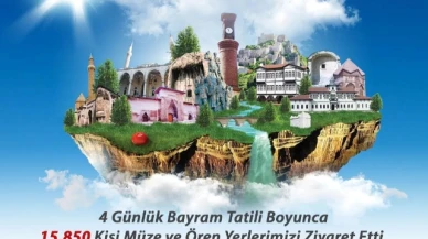 Amasya’ya 4 günde 15 bin 850 ziyaretçi