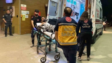 Annesine bağıran babasını bıçakladı