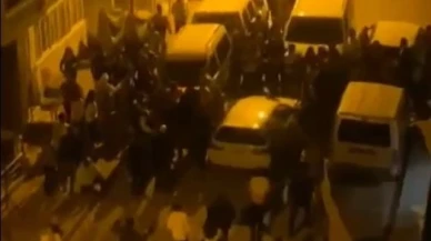 Asker eğlencesinde ortalık karıştı, gençler yumruk yumruğa birbirine saldırdı