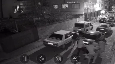 Asker eğlencesindeki kavgadan dehşete düşüren görüntüler
