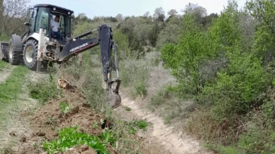 Belediyeden Sulama Kanalı Temizliği