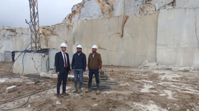 Büyükkaymakcı, Mermer Ocağında İncelemede Bulundu