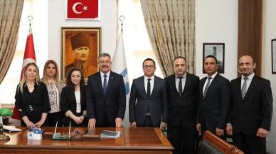 Çalışma Arkadaşlarından Başkan Kargı’ya Ziyaret