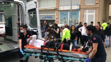 Direksiyon başında nöbet geçirince kaza yaptı