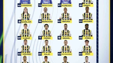 Fenerbahçe'nin Olympiakos maçı kamp kadrosu açıklandı