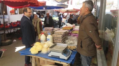 Güldoğan, Pazarcı Esnafını Ziyaret Etti