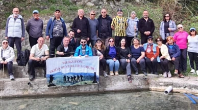 İlk baharın ilk yürüyüşünü yaptılar