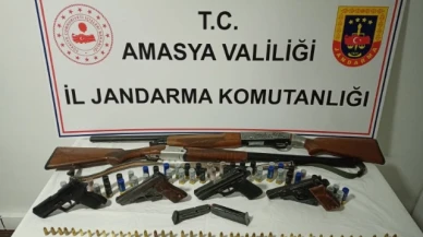 Merzifon’da silah kaçakçılığı ve uyuşturucu operasyonu: 6 gözaltı