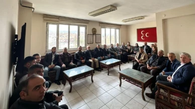 MHP'de Bayramlaşma