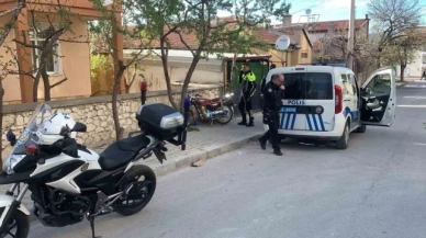 Polisten kaçan motosiklete değeri kadar ceza yazıldı