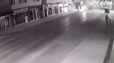 6 kişinin yaralandığı kaza anı kamerada