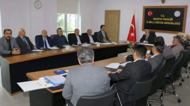 Amasya’da Değerlendirme Toplantısı Yapıldı