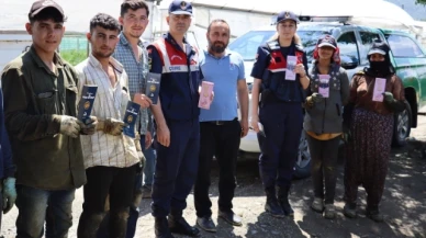 Amasya’da Tarım İşçilerine KADES Anlatıldı
