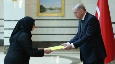 Cumhurbaşkanı Erdoğan, Brunei, Somali ve İspanya büyükelçilerini kabul etti