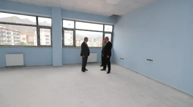 Doruk, Okul İnşaatında İncelemelerde Bulundu