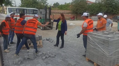Gümüşhacıköy Sokaklarına Parke Döşeniyor