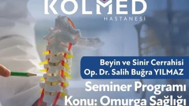 Merzifon’da "Omurga Sağlığı" Konulu Seminer Verilecek