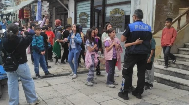 Merzifon Polisi Öğrencilerin de Yanında