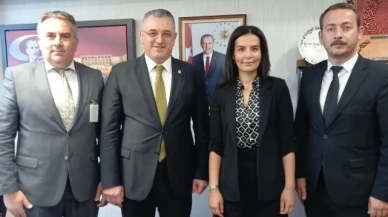 Milletvekili Çilez, Başhekim Köroğlu'nu Misafir Etti