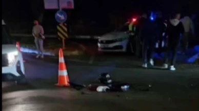 Motosiklet belediye otobüsüne çarptı: 1 ölü, 1 ağır yaralı