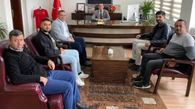 Muhtarlardan Kaymakam Kartal’a Ziyaret