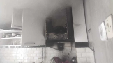 Ocakta Unutulan Yağ Yangına Sebep Oldu!