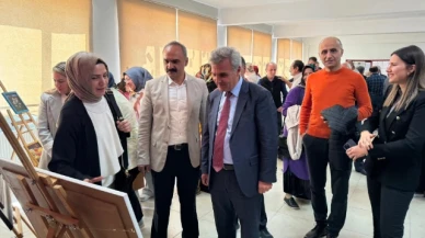 Öğrenciler Yıl Boyunca Yaptıkları Çalışmaları Sergilediler