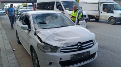 Otomobilin çarptığı yaya ağır yaralandı