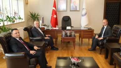 Rektör Turabi’den Rektör Baş’a Ziyaret
