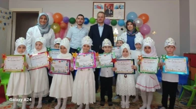 Şehzade Elif 4-6 Yaş Grubu Kur’an Kursu'nda Merasim