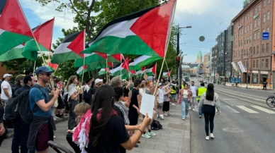 Turabi, Finlandiya'da Düzenlenen Protestoya Katıldı