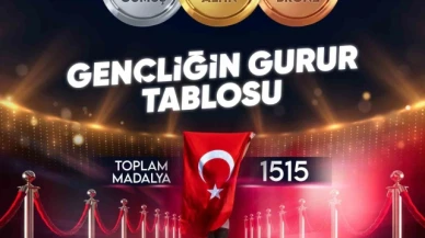 Türkiye'nin milli gururları müsabakalarda bin 515 madalya elde etti