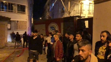 Yangın mahalleliyi sokağa döktü