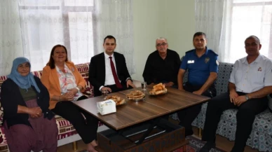 Büyükkaymakcı'dan Şehit Ailesine Ziyaret