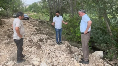 Çalışmaları yerinde incelediler