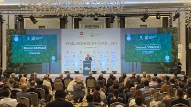 Çevre, Şehircilik ve İklim Değişikliği Bakanı Mehmet Özhaseki, Yeşil Dönüşüm Ödül Töreni'nde konuştu